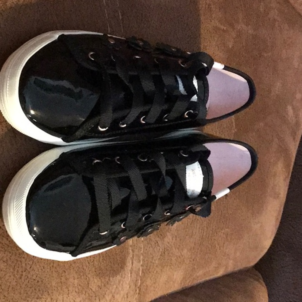 Keds Kate spayed New York floral sneakers size 5